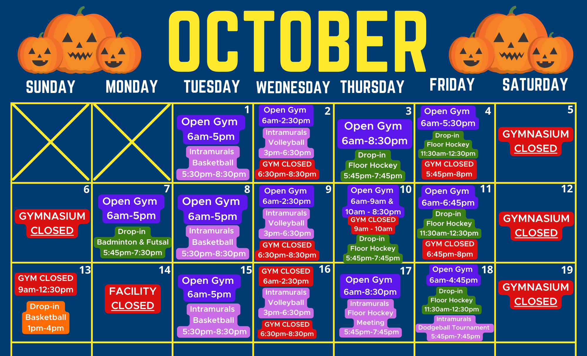 Hours & Location BCIT