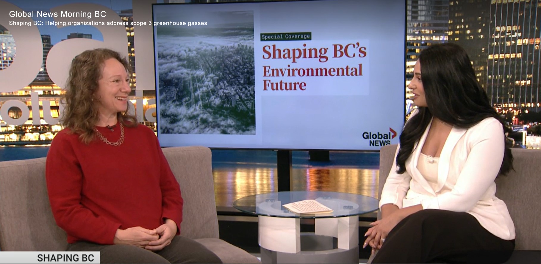 Jennie Moore on Global BC.